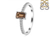 Smoky & White Topaz Ring SMY-RDR-3118.