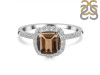 Smoky & White Topaz Ring SMY-RDR-3119.
