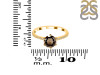 Smoky & White Topaz Ring SMY-RDR-3140.
