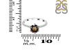 Smoky & White Topaz Ring SMY-RDR-3140.