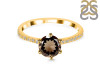 Smoky & White Topaz Ring SMY-RDR-3140.