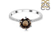 Smoky & White Topaz Ring SMY-RDR-3140.
