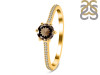 Smoky & White Topaz Ring SMY-RDR-3143.