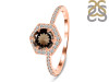 Smoky & White Topaz Ring SMY-RDR-3146.