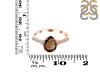 Smoky & White Topaz Ring SMY-RDR-3148.