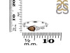 Smoky  & White Topaz Ring SMY-RDR-3238.