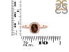 Smoky & White Topaz Ring SMY-RDR-3263.