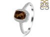 Smoky & White Topaz Ring SMY-RDR-3263.