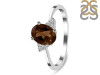 Smoky & White Topaz Ring SMY-RDR-351.