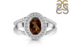 Smoky & White Topaz Ring SMY-RDR-359.
