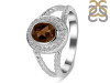 Smoky & White Topaz Ring SMY-RDR-359.