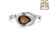 Smoky & White Topaz Ring SMY-RDR-367.
