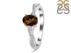 Smoky & White Topaz Ring SMY-RDR-376.