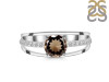 Smoky & White Topaz Ring SMY-RDR-377.
