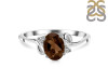 Smoky & White Topaz Ring SMY-RDR-383.