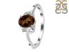 Smoky & White Topaz Ring SMY-RDR-383.