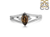 Smoky & White Topaz Ring SMY-RDR-396.