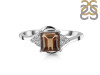 Smoky & White Topaz Ring SMY-RDR-399.