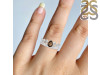 Smoky & White Topaz Ring SMY-RDR-405.