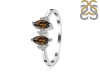 Smoky & White Topaz Ring SMY-RDR-418.