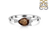 Smoky & White Topaz Ring SMY-RDR-433.