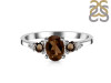 Smoky & White Topaz Ring SMY-RDR-434.