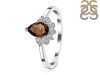 Smoky & White Topaz Ring SMY-RDR-436.