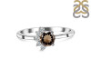 Smoky & White Topaz Ring SMY-RDR-437.