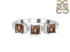 Smoky & White Topaz Ring SMY-RDR-443.