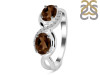 Smoky & White Topaz Ring SMY-RDR-456.