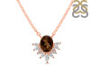 Smoky & White Topaz Necklace SMY-RN-72.