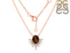Smoky & White Topaz Necklace SMY-RN-72.