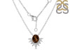 Smoky & White Topaz Necklace SMY-RN-72.