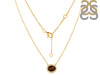 Smoky & White Topaz Necklace SMY-RN-85.