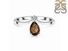 Smoky & White Topaz Ring SMY-RR-374.