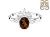 Smoky & White Topaz Ring SMY-RR-405.