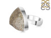 Spectropyrite Druzy Adjustable Ring-ADJ-R SPD-2-124