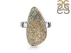 Spectropyrite Druzy Adjustable Ring-ADJ-R SPD-2-151