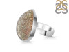 Spectropyrite Druzy Adjustable Ring-ADJ-R SPD-2-154