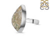 Spectropyrite Druzy Adjustable Ring-ADJ-R SPD-2-155