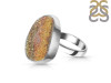 Spectropyrite Druzy Adjustable Ring-ADJ-R SPD-2-158