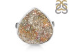 Spectropyrite Druzy Adjustable Ring-ADJ-R SPD-2-160