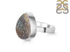 Spectropyrite Druzy Adjustable Ring-ADJ-R SPD-2-164