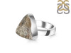 Spectropyrite Druzy Adjustable Ring-ADJ-R SPD-2-166
