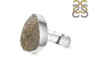 Spectropyrite Druzy Adjustable Ring-ADJ-R SPD-2-185
