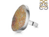 Spectropyrite Druzy Adjustable Ring-ADJ-R SPD-2-189
