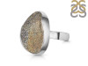 Spectropyrite Druzy Adjustable Ring-ADJ-R SPD-2-193