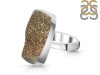 Spectropyrite Druzy Adjustable Ring-ADJ-R SPD-2-201