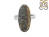 Spectropyrite Druzy Ring-R-Size-8 SPD-2-21