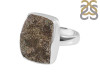 Spectropyrite Druzy Ring-R-Size-8 SPD-2-30